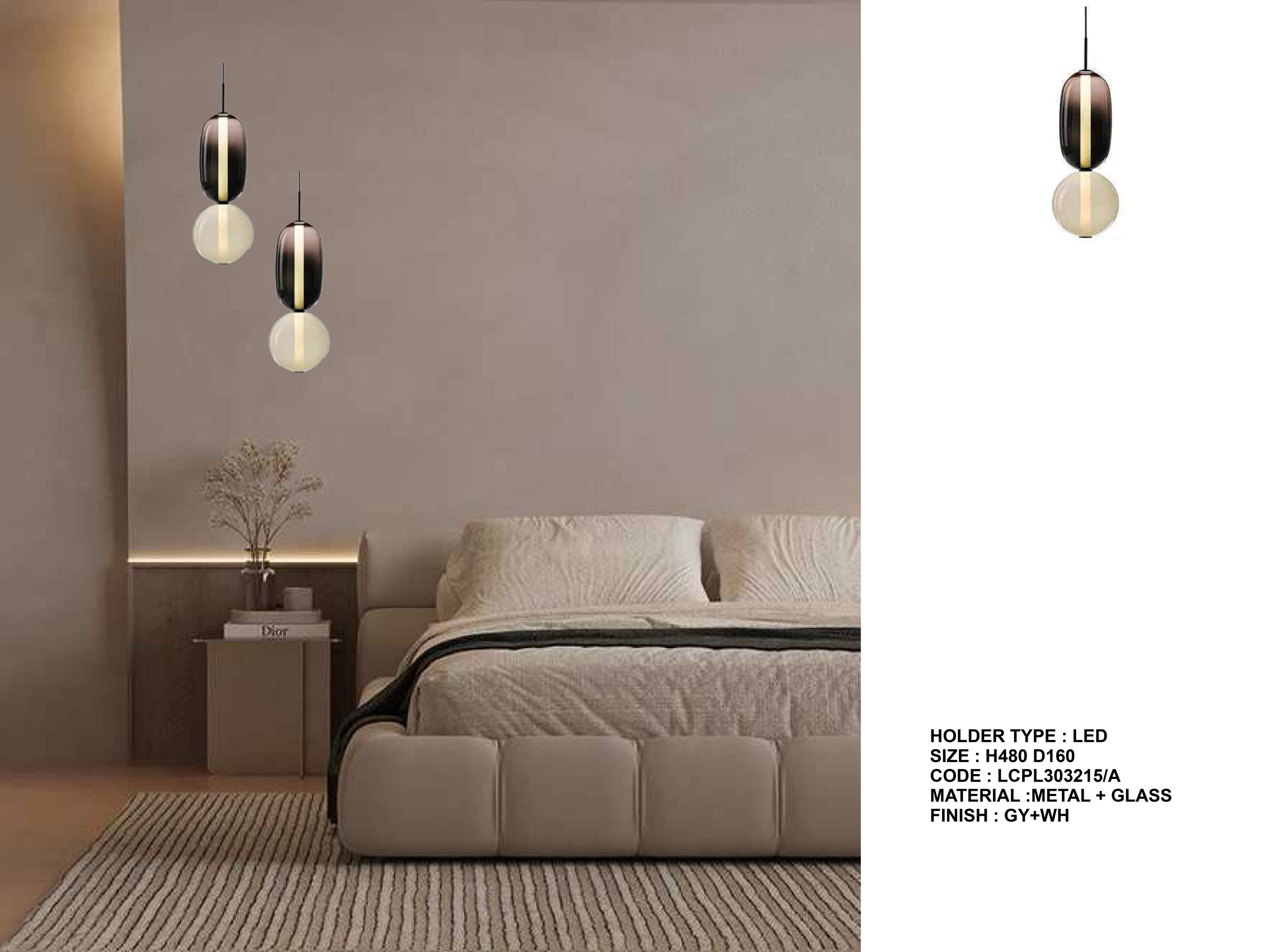 Beyond Lights - Glass Pendant Light- LCHL